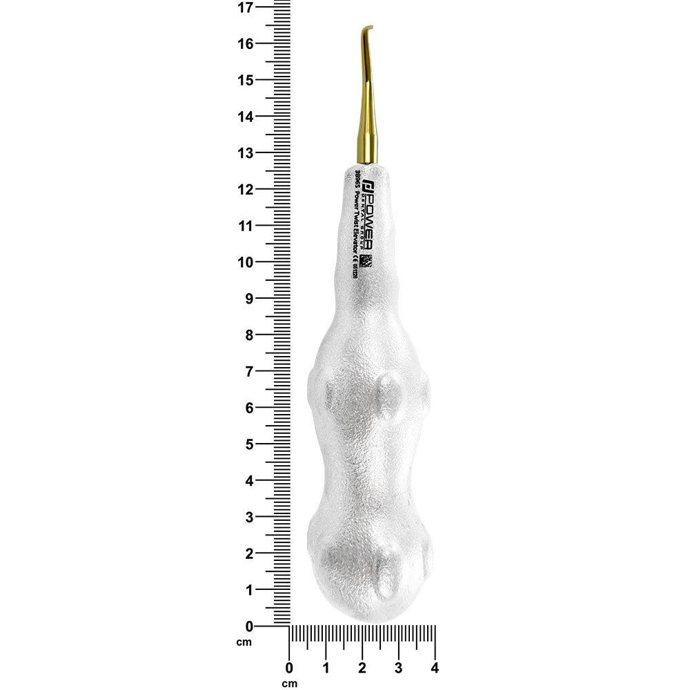 Pince à racines Power Twist 2 mm, courbée à gauche, en titane