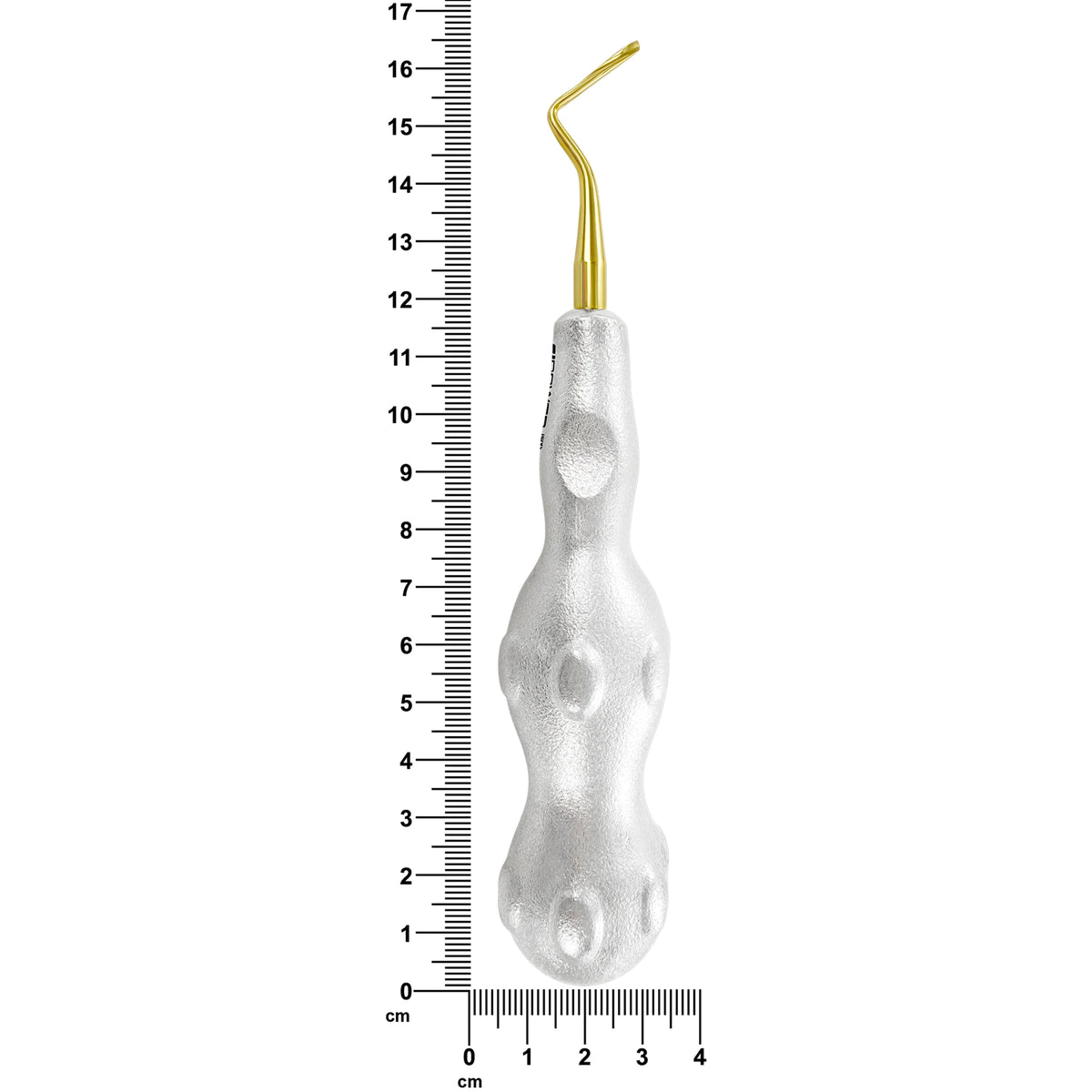 Púa Power Twist Root Tip de 2 mm, curvada a la izquierda, de titanio