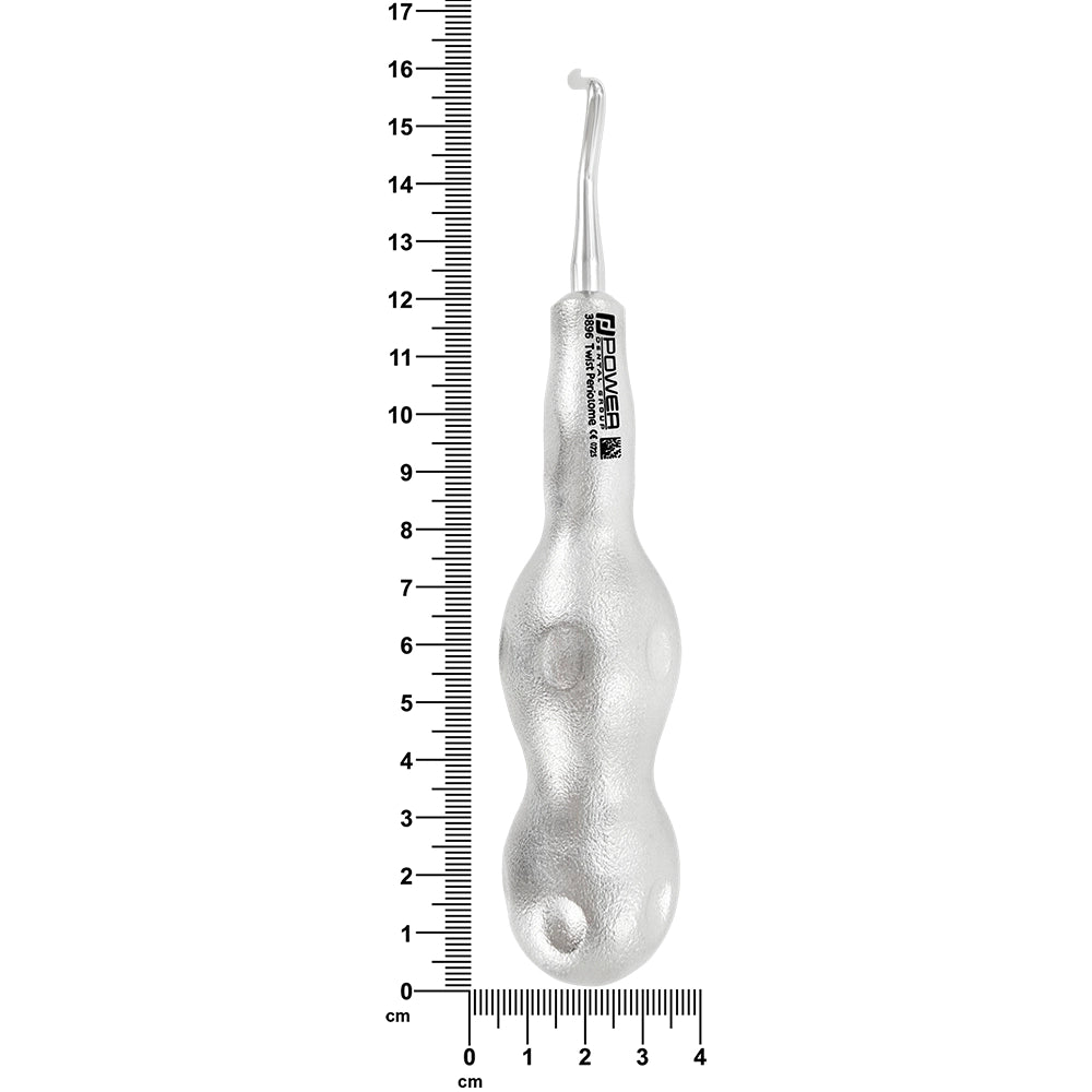 Périotome postérieur Power Twist 4 mm, courbé – Gauche 