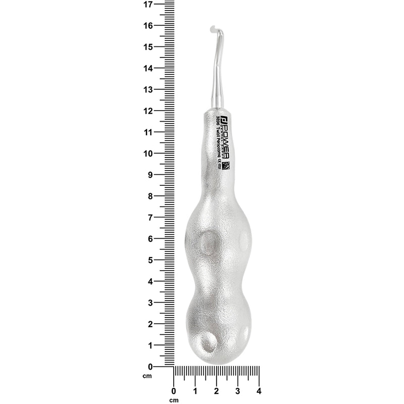 Périotome postérieur Power Twist 4 mm, courbé – Gauche 
