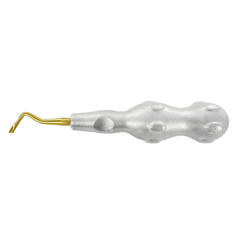Púa Power Twist Root Tip de 3 mm, curvada a la derecha, de titanio
