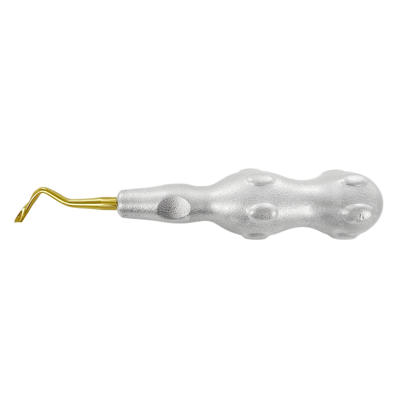 Púa Power Twist Root Tip de 3 mm, curvada a la derecha, de titanio