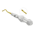 Púa Power Twist Root Tip de 3 mm, curvada a la derecha, de titanio