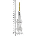 Púa Power Twist Root Tip de 3 mm, curvada a la derecha, de titanio