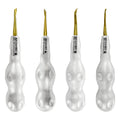 Kit de périotome Power Twist – Droit et courbé G/D, titane, lot de 4 