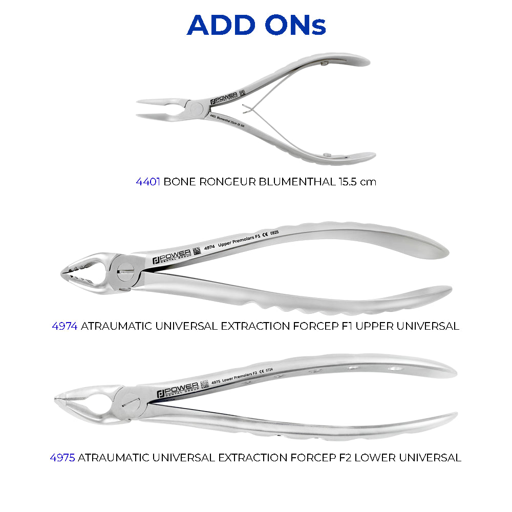 Black Edition needle holder and surgical add-ons compatible with 3D Implant Institute implant kit