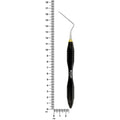 Power Root Tip Pick Black Edition side view with length measurement