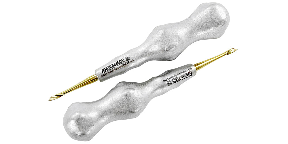 Power Twist Root Elevator Kit – Straight L/R, Titanium, Set of 2