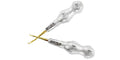 Kit de elevador de raíz Power Twist (posterior izquierdo/derecho), titanio, juego de 2 