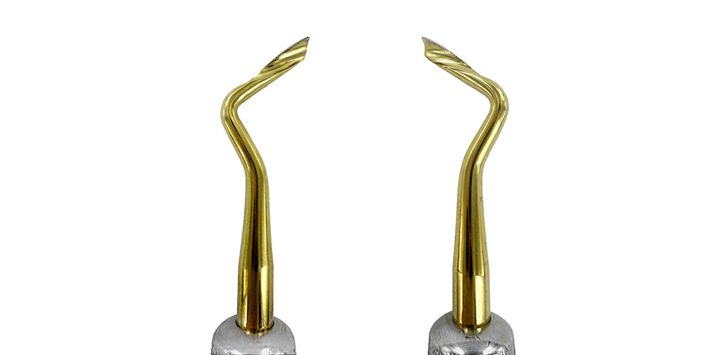 Power Twist Root Elevator Kit – Posterior L/R, Titanium, Set of 2