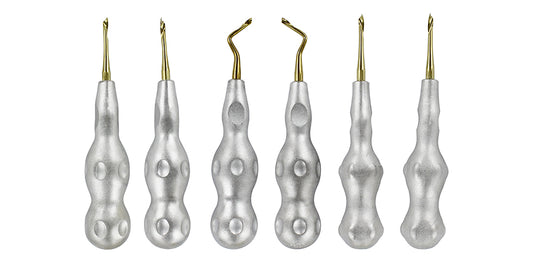 Power Twist Periotomes & Elevators Kit, Titanium – Set of 6