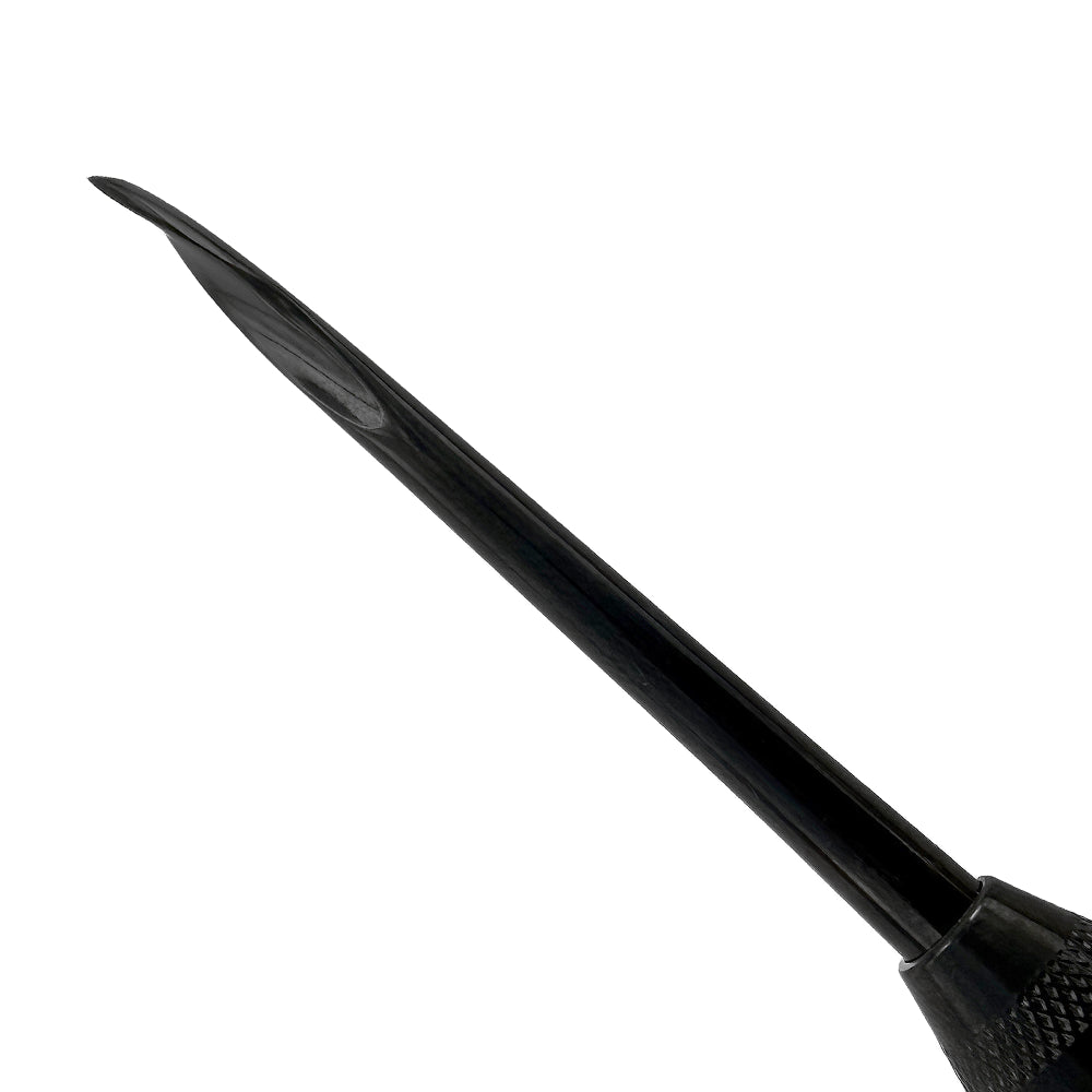 Close-up of the 4033MB-1 Power Flex Twist Root Pick – Anterior Left working tip in Titanium Black Edition for precise root tip retrieval.