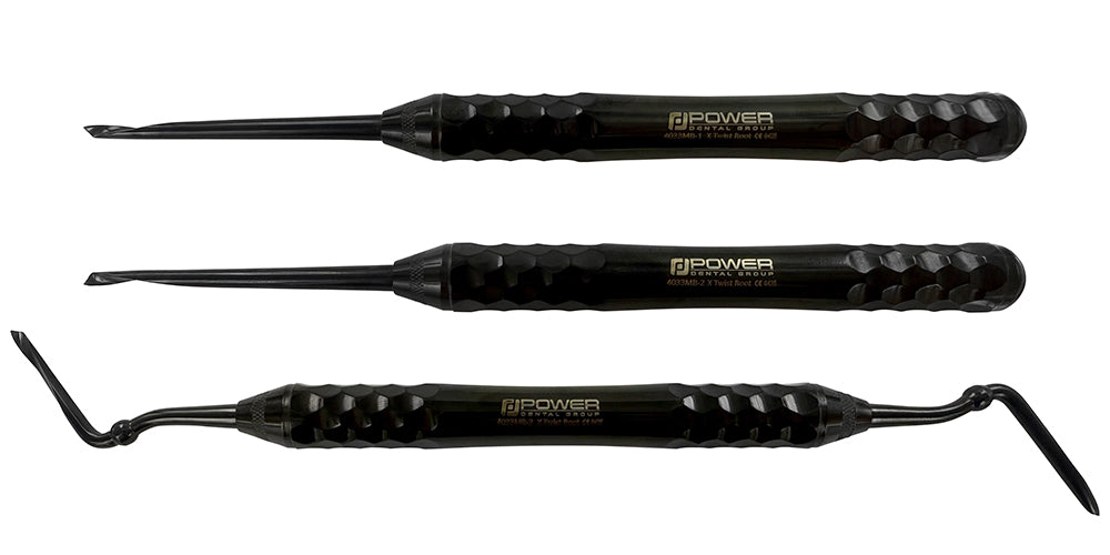 Power Flex Twist Root Pick Kit – Set of 3, Black Edition