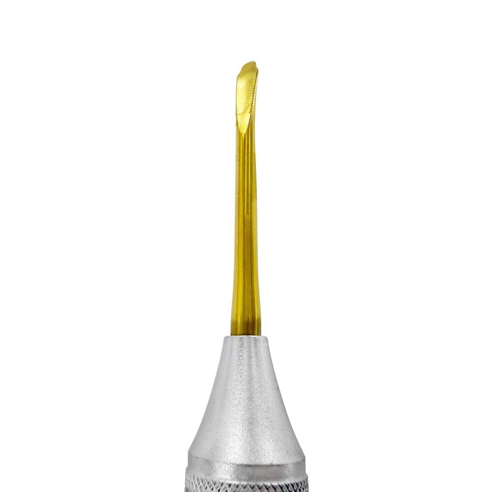 Power Flex Luxator – Curved 4.5 mm – Serrated, Titanium