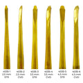 Kit de luxateurs Power Flex – Dentelés, Titane – Ensemble de 6