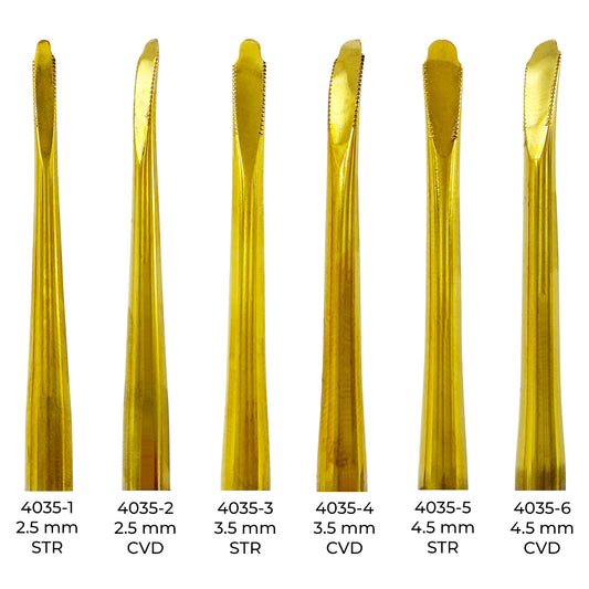 Kit de Luxador Power Flex dentado de titanio (juego de 6)