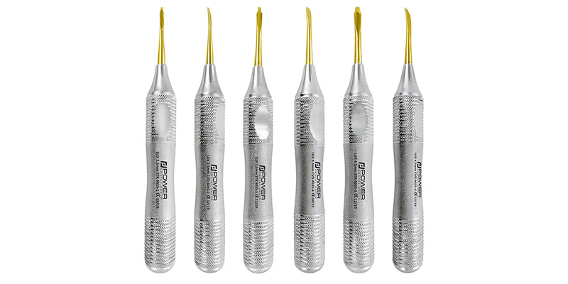 Power Flex Luxator Kit, Titanium – Set of 6