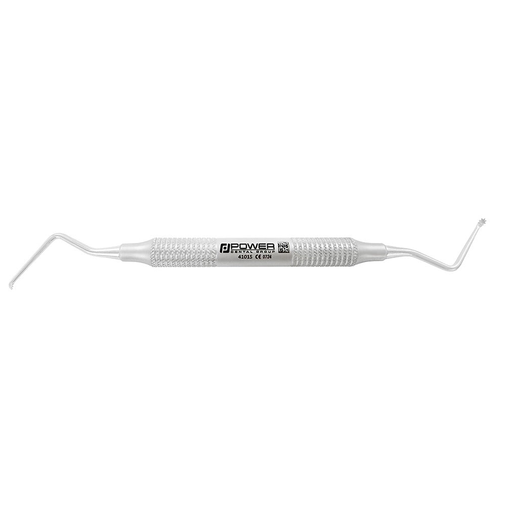 Surgical Curette 84S with 2.2 mm serrated tip, double-ended instrument