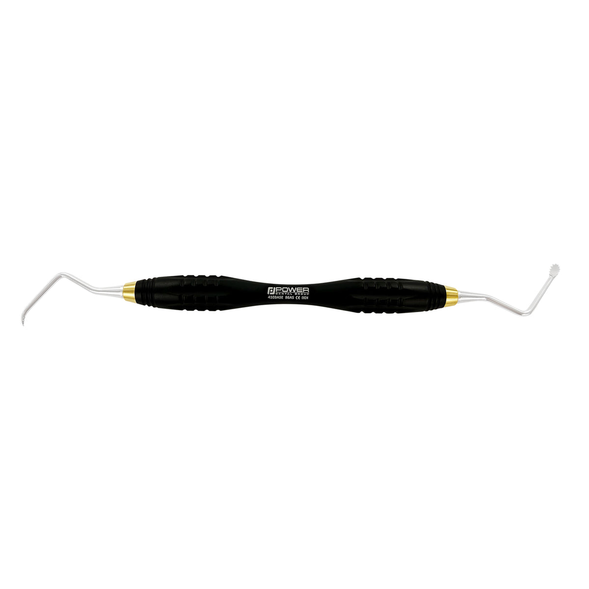 Curette Power Lucas 86AS – Dentelée, coudée, 3,3 mm – Édition Noire
