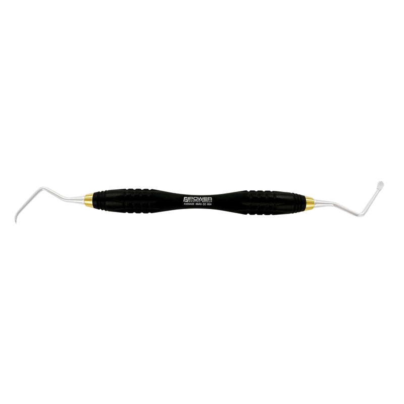 Curette Power Lucas 86AS – Dentelée, coudée, 3,3 mm – Édition Noire