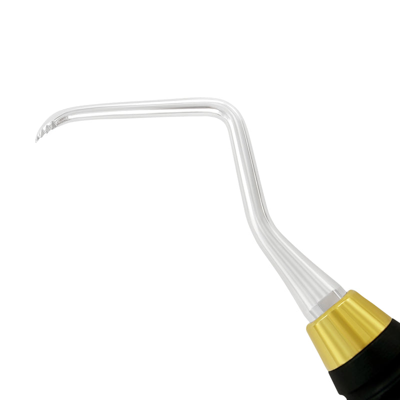 Curette Power Lucas 86AS – Dentelée, coudée, 3,3 mm – Édition Noire