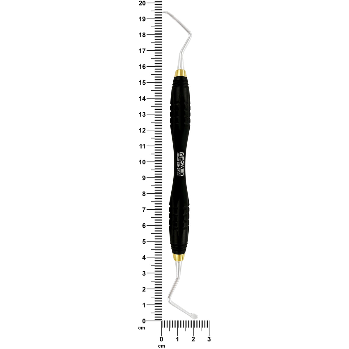 Curette Power Lucas 86AS – Dentelée, coudée, 3,3 mm – Édition Noire