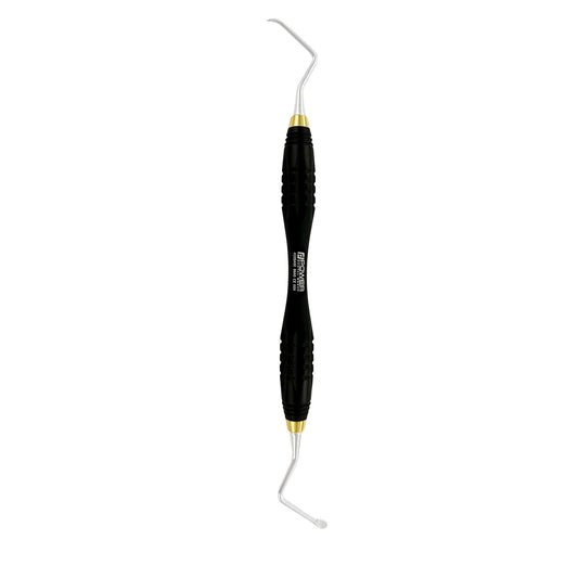 Cureta eléctrica Lucas 86AS – Dentada, angulada, 3,3 mm – Edición negra