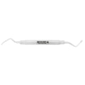 Surgical Curette 86AS with 3.3 mm serrated tip, off-angle design