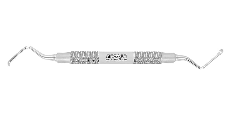 Power Surgical Curette 86AS – Serrated 3.3 mm, Off Angle