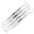 Kit de curetas quirúrgicas dentadas (juego de 4)