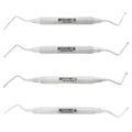 Kit de curetas quirúrgicas dentadas (juego de 4)