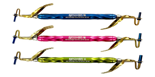 BONE / AMALGAM CARRIERS TITANIUM GOLD SET OF 3 DOUBLE/END 4308T BONE / AMALGAM CARRIERS TI