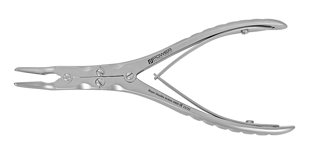 Bone Rongeur – Beyer Double Action, 15° Angled Jaws – 7.1 in (18 cm ...