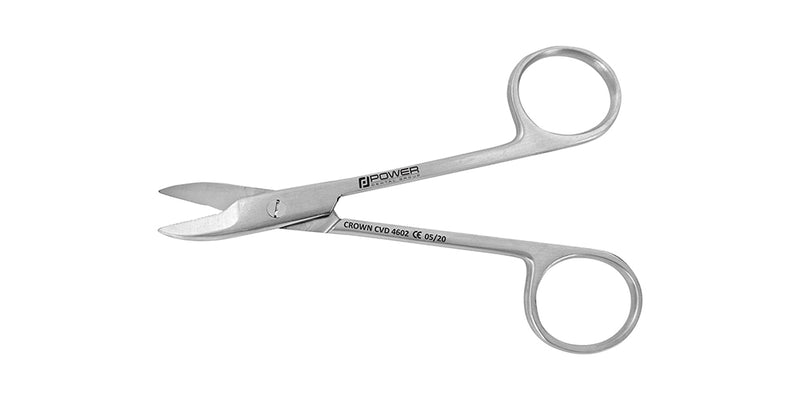 CROWN SCISSOR CVD 10.5cm CVD SERRATED