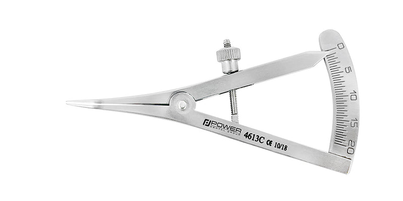 Caliper Castroviejo  Curved, 10 cm