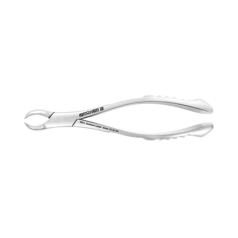 Forceps d'extraction américains 23 pour les premières et deuxièmes molaires inférieures en corne de vache