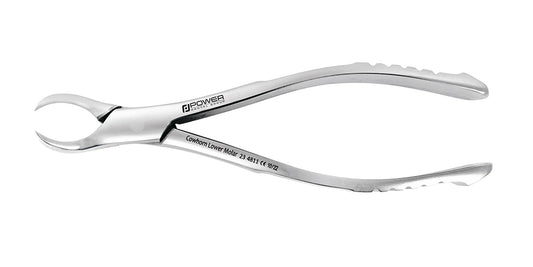 EXTRACTION FORCEPS A-TRAUMATIC AMERICAN 23 LOWER 1st and 2nd MOLAR. COW HORN