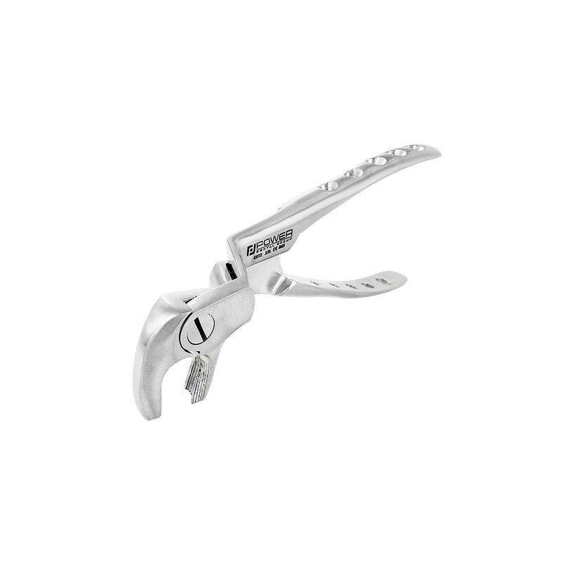 4972 Power Extraction Forceps – #22 Molar Pattern, 45° Cross-Arch – Lower Left / Upper Right, diagonal product view highlighting the angled posterior extraction design.