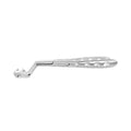 Side profile of 4972 Power Extraction Forceps showing the 45° cross-arch working end and ergonomic handle with grip holes.