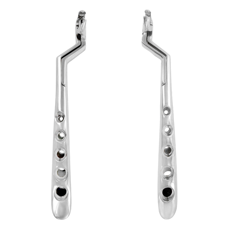 Power Extraction Forceps Kit #22 Molar, 45° Cross-Arch, Set of 2 - side view of both forceps