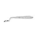 Side profile of 4973 Power Extraction Forceps showing the 45° cross-arch working end and ergonomic handle with grip holes.