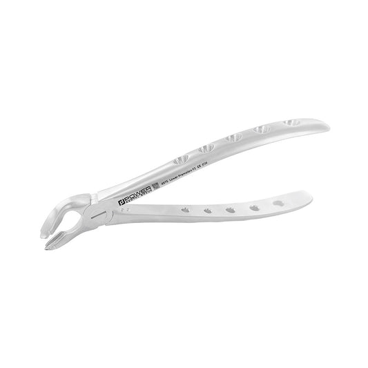 Power Atraumatic Extraction Forceps – #151 F2P, Lower Premolars – Extended Handle