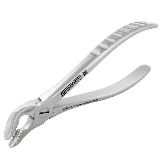 Power Atraumatic Extraction Forceps #151 F2P for lower premolars with compact handle