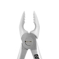 Front close-up of Power Atraumatic Extraction Forceps Straight F3P showing working ends for upper anterior extractions