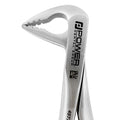 Reverse close-up of Power Atraumatic Extraction Forceps Ash F4P showing tapered beaks for lower anterior extractions