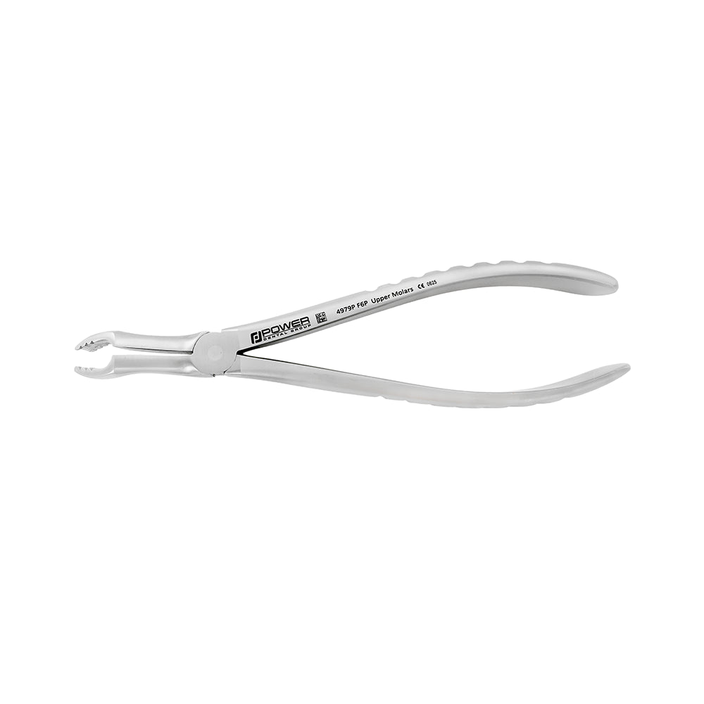 Power Atraumatic Extraction Forceps – Universal F6P, Upper Molars – Compact Handle