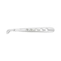 Side detail of Universal F7CP lower molar atraumatic extraction forceps showing modified cowhorn working end and handle profile
