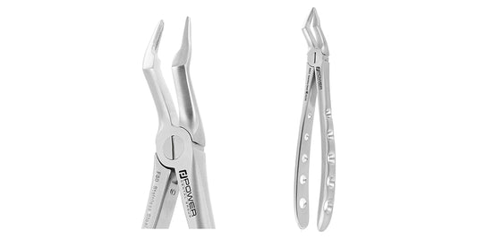 EXTRACTION FORCEPS F-18 UPPER ROOT FRAGMENT NARROW, FOR ROOTS AND DELICATE PROCEDURES. DO