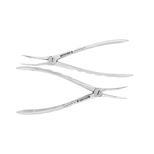 Power Root Extraction Forceps Kit – Upper & Lower, Slim Beaks, Set of 2