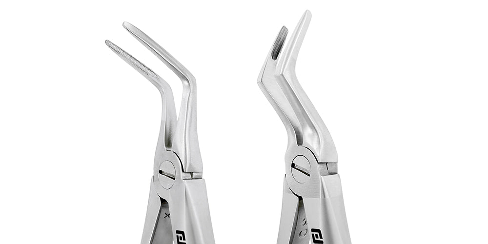 Power Root Extraction Forceps Kit – Upper & Lower, Slim Beaks, Set of 2